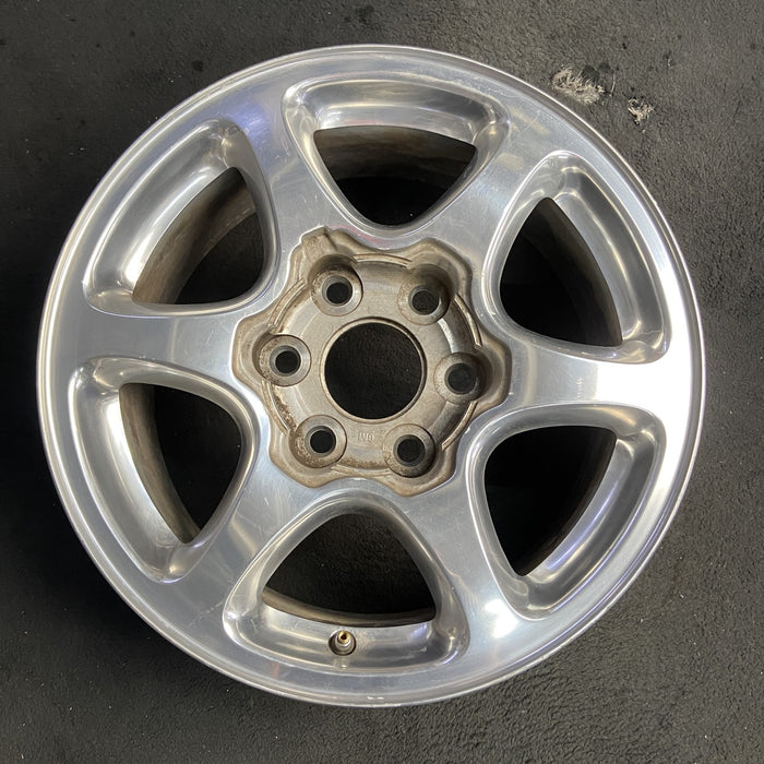 17" SIERRA 1500 PICKUP 01 17x7.5 , fully polished Original OEM Wheel Rim - Additional View