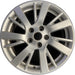 17" SENTRA 13-15 17x6.5 , 14-split spoke Original OEM Wheel Rim - Front View