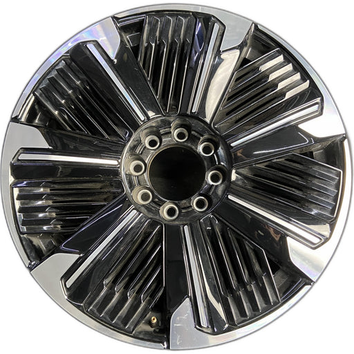24" ESCALADE IQ 25 , single spoke, gloss black Original OEM Wheel Rim - Front View