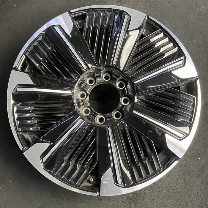 24" ESCALADE IQ 25 , single spoke, gloss black Original OEM Wheel Rim - Additional View