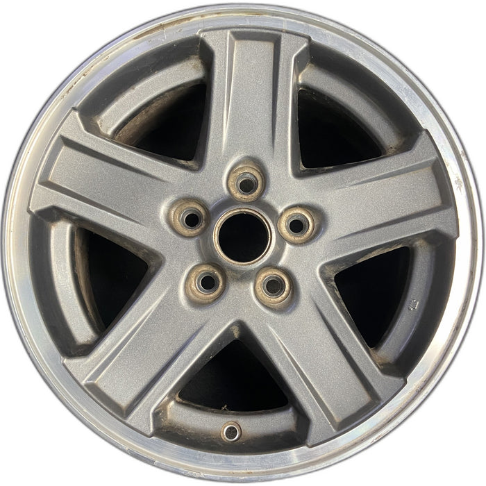 16" LIBERTY 05 16x7, aluminum, wide spoke, face, gray Original OEM Wheel Rim - Front View