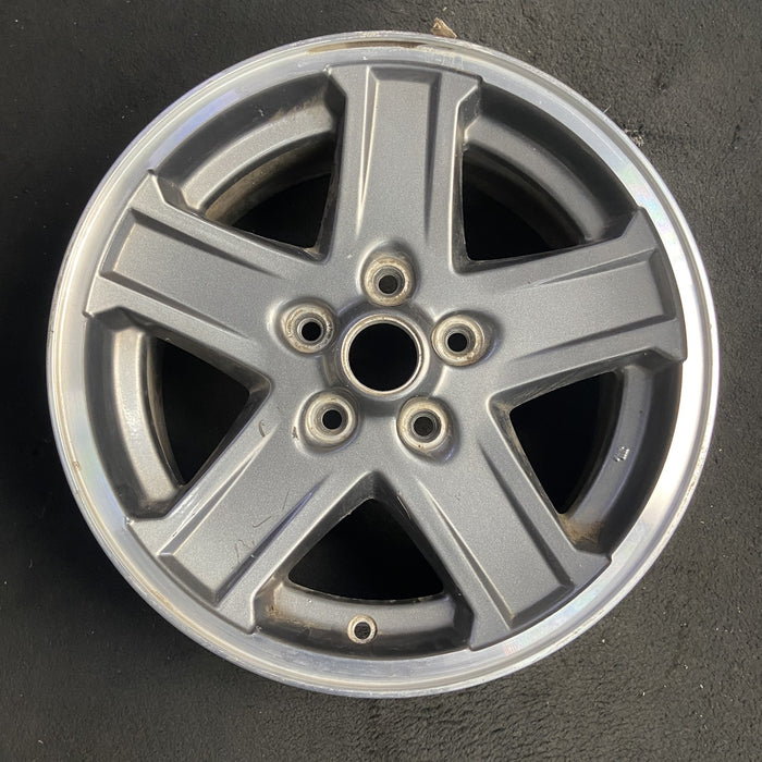 16" LIBERTY 05 16x7, aluminum, wide spoke, face, gray Original OEM Wheel Rim - Additional View