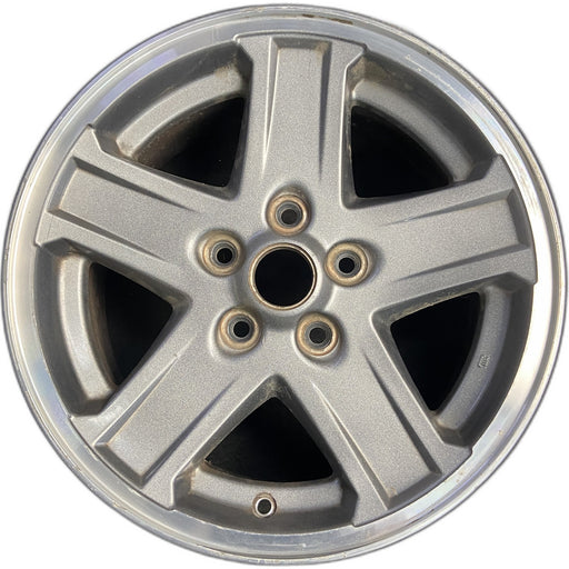 16" LIBERTY 05 16x7, aluminum, wide spoke, face, gray Original OEM Wheel Rim - Front View
