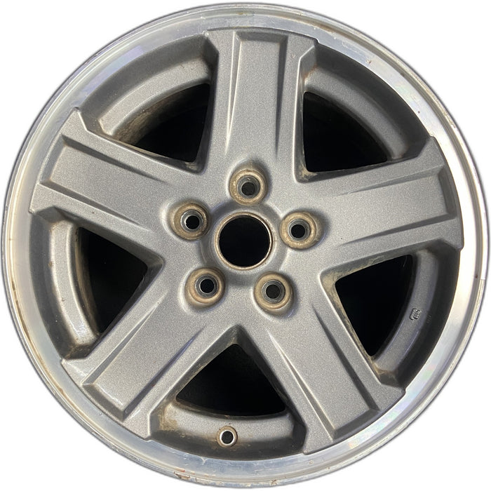 16" LIBERTY 05 16x7, aluminum, wide spoke, face, gray Original OEM Wheel Rim - Front View