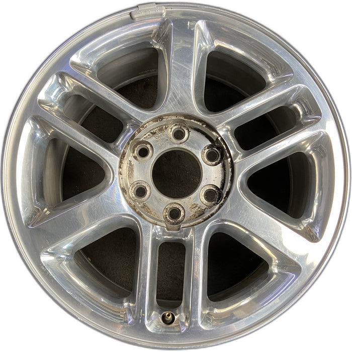 18" ENVOY 06-09 18x8, 9 spoke Original OEM Wheel Rim - Front View