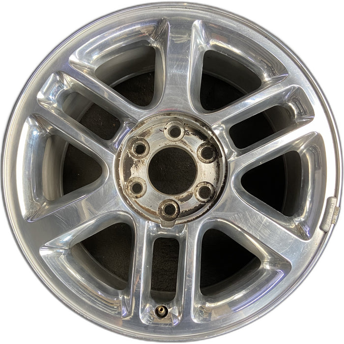 18" ENVOY 06-09 18x8, 9 spoke Original OEM Wheel Rim - Front View