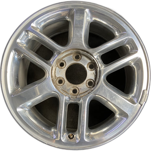 18" ENVOY 06-09 18x8, 9 spoke Original OEM Wheel Rim - Front View
