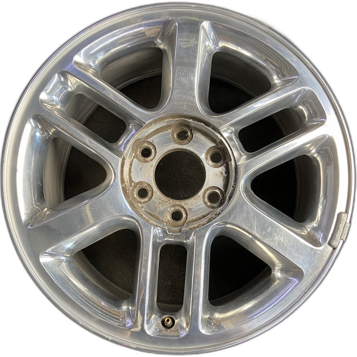 18" ENVOY 06-09 18x8, 9 spoke Original OEM Wheel Rim - Front View