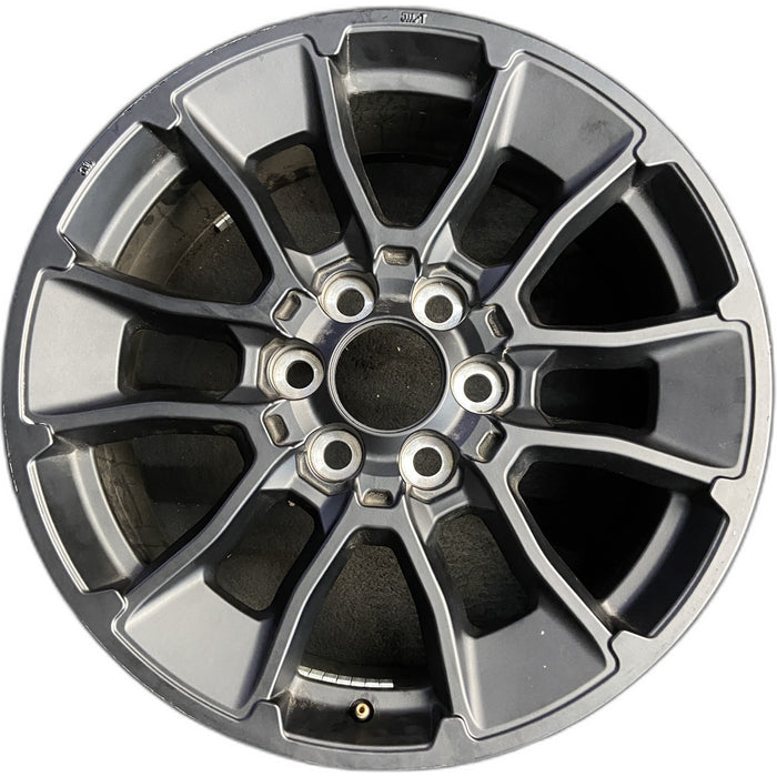20" SEQUOIA 24-25 20x8.5, 6 Y spoke, black Original OEM Wheel Rim - Front View