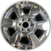 20" SIERRA 1500 PICKUP 09-11 20x8.5, 6 spoke, chrome, flat faced spoke, w/encirc - Front View