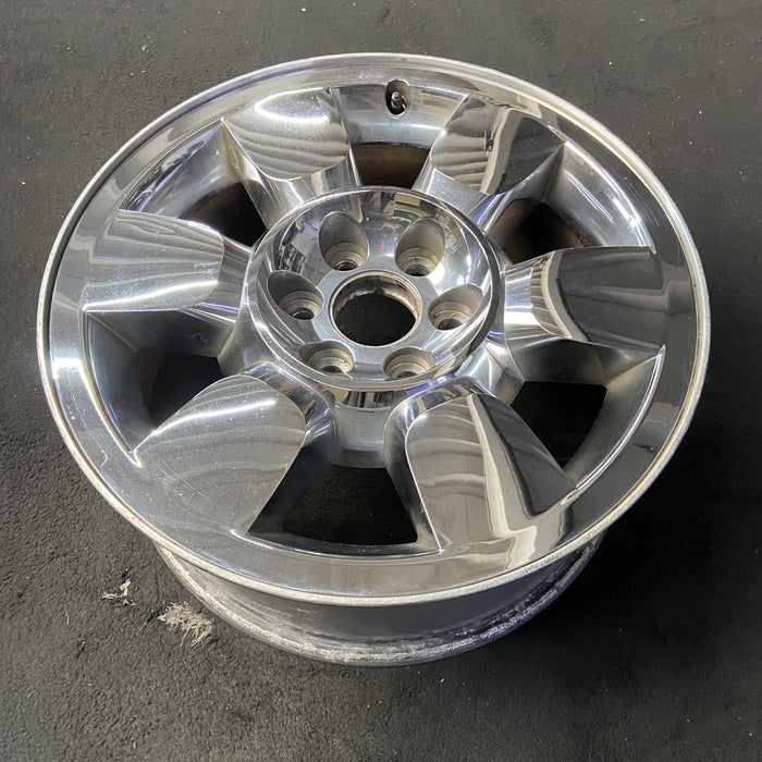 20" SIERRA 1500 PICKUP 09-11 20x8.5, 6 spoke, chrome, flat faced spoke, w/encirc - View 8