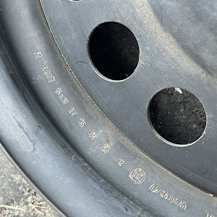 15" FIAT 500 12-13 , 15x6, steel Original OEM Wheel Rim - View 9