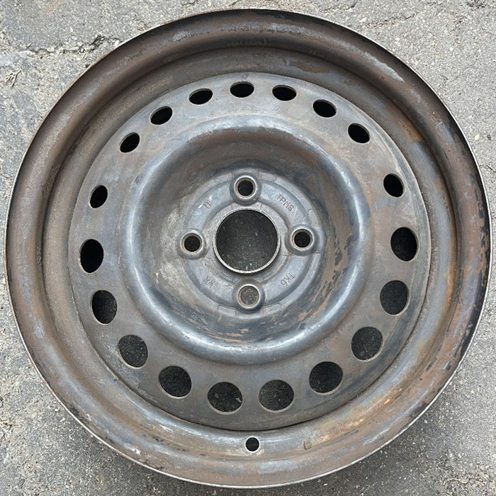 15" FIT 09 15x5.5, steel, 19 hole Original OEM Wheel Rim - Front View