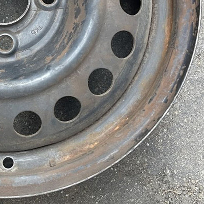15" FIT 09 15x5.5, steel, 19 hole Original OEM Wheel Rim - Back View