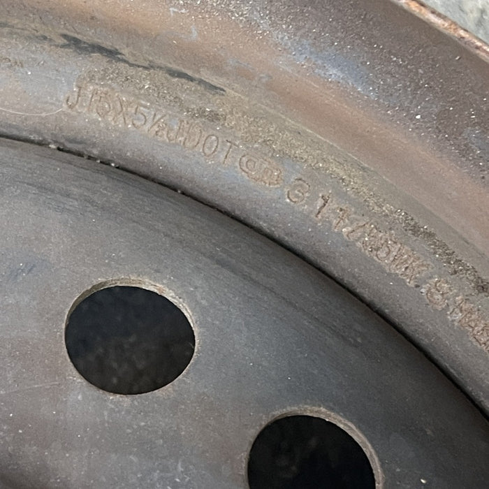 15" FIT 09 15x5.5, steel, 19 hole Original OEM Wheel Rim - View 9