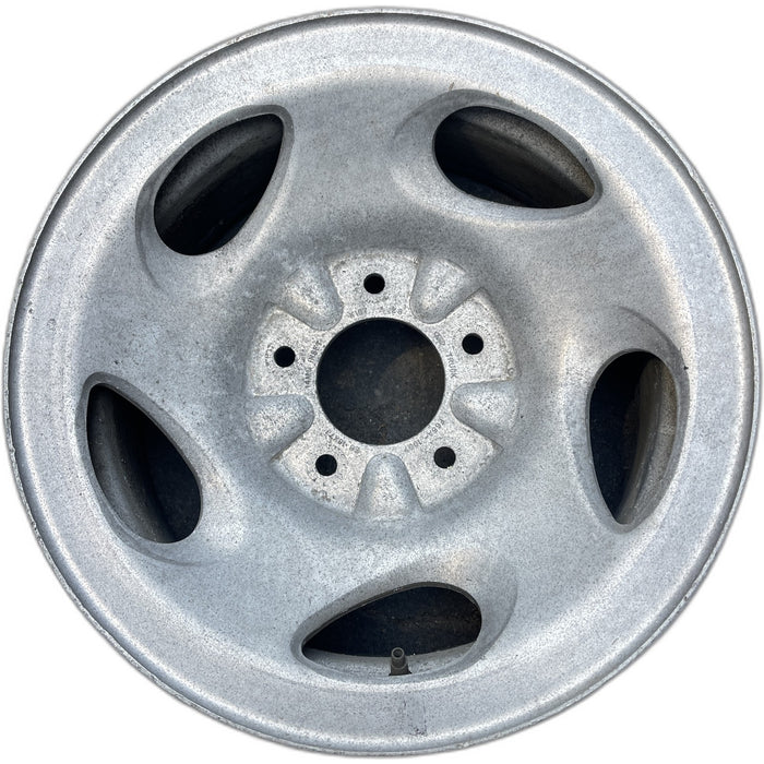 16" EXPEDITION 00 12mm lugs , 16x7, steel, 5 ovals Original OEM Wheel Rim - Front View
