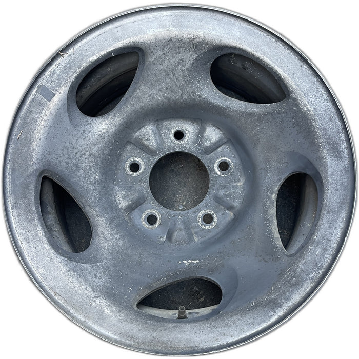 16" EXPEDITION 00 12mm lugs , 16x7, steel, 5 ovals Original OEM Wheel Rim - Front View