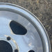 15" D-50 85-86 4x4, 15x6 , chrome Original OEM Wheel Rim - Close-Up Detail