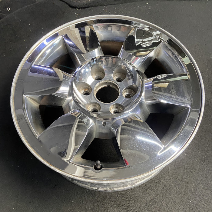 20" SIERRA 1500 PICKUP 09-11 20x8.5, 6 spoke, chrome, flat faced spoke, w/encirc - View 7