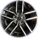18" GRAND CHEROKEE 17 18x8, aluminum, w/o 75th Anniversary package; polished - Front View
