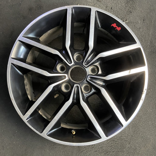 18" GRAND CHEROKEE 17 18x8, aluminum, w/o 75th Anniversary package; polished - Additional View