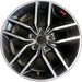 18" GRAND CHEROKEE 17 18x8, aluminum, w/o 75th Anniversary package; polished - Front View
