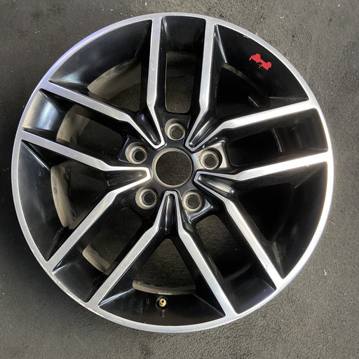 18" GRAND CHEROKEE 17 18x8, aluminum, w/o 75th Anniversary package; polished - Additional View