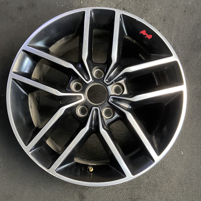 18" GRAND CHEROKEE 17 18x8, aluminum, w/o 75th Anniversary package; polished - Additional View
