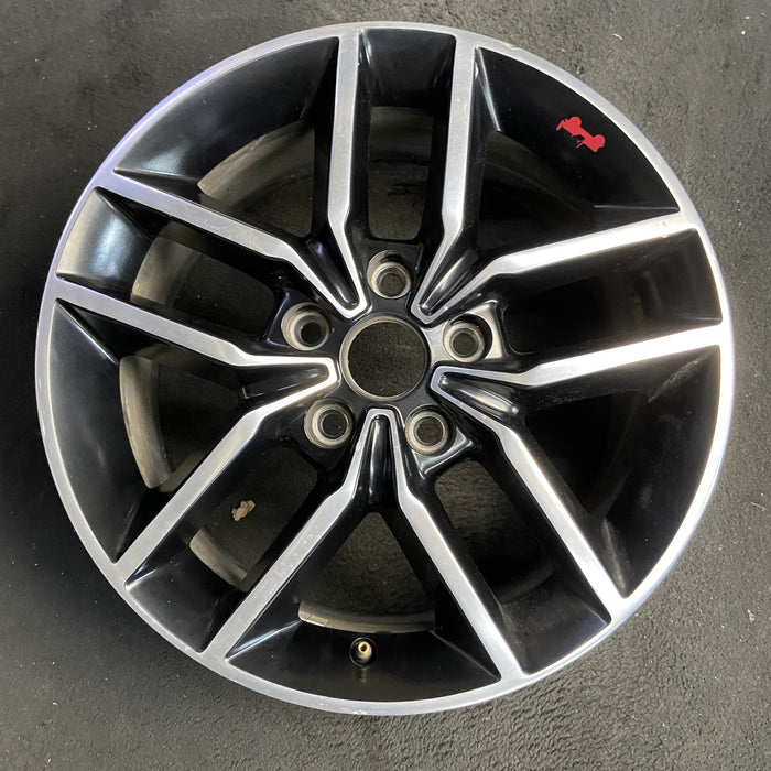 18" GRAND CHEROKEE 17 18x8, aluminum, w/o 75th Anniversary package; polished - Additional View