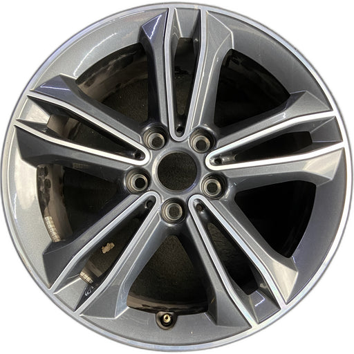17" BMW 228i 20 , 17x7.5, 5 spoke, double spoke Original OEM Wheel Rim - Front View
