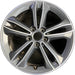 17" BMW 228i 20 , 17x7.5, 5 spoke, double spoke Original OEM Wheel Rim - Front View