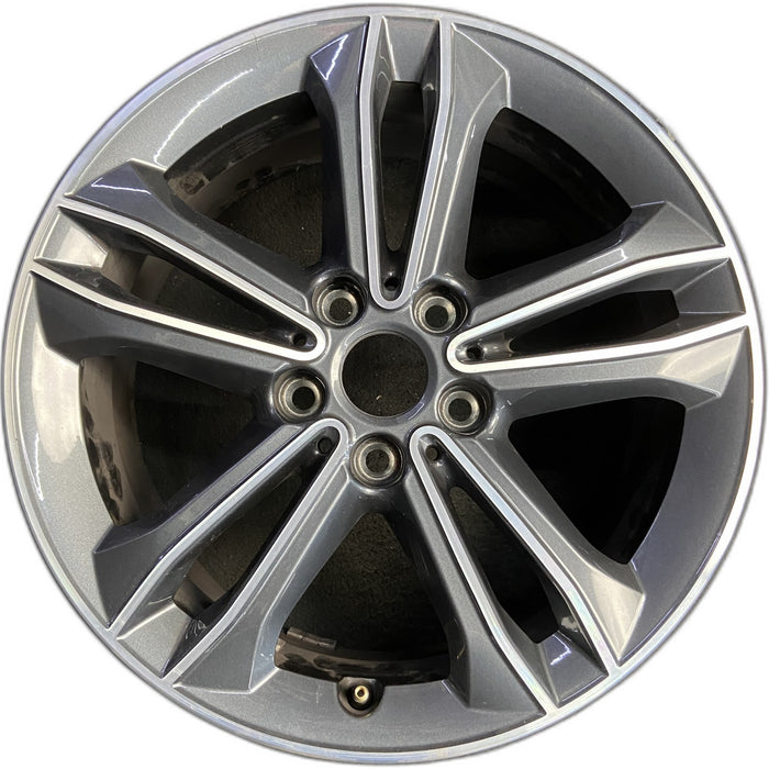 17" BMW 228i 20 , 17x7.5, 5 spoke, double spoke Original OEM Wheel Rim - Front View