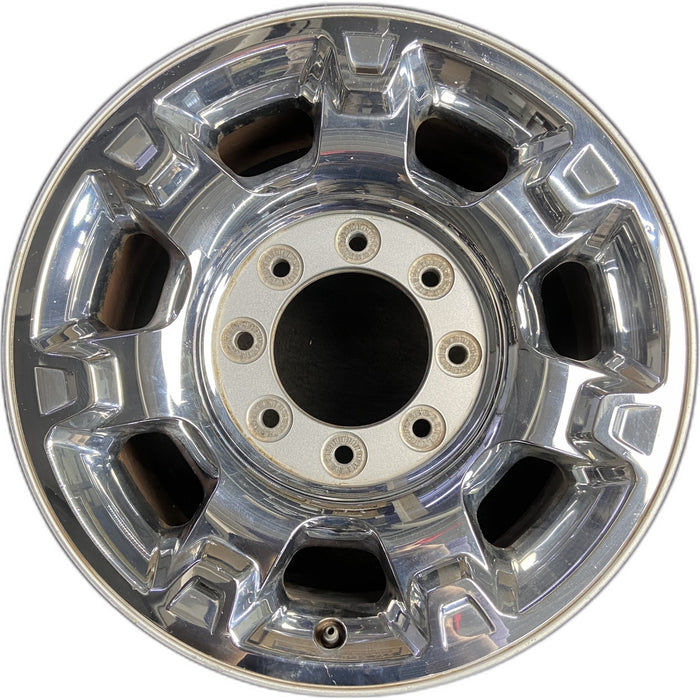 18" FORD F250SD PICKUP 12-13 18x8 , aluminum, 7 spoke Original OEM Wheel Rim - Front View