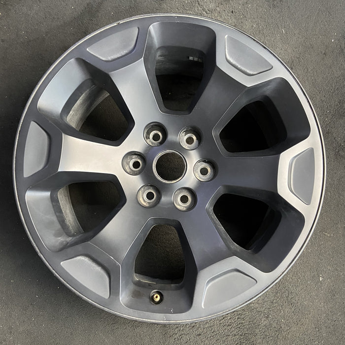 20" DODGE 1500 PICKUP 25 20x9, , 6 spoke, raised spoke, black Original OEM - Additional View