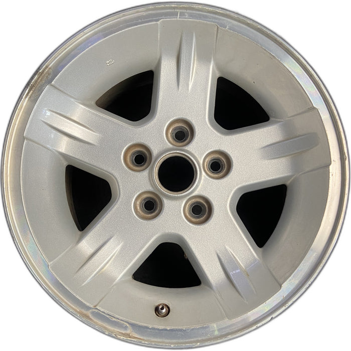 15" WRANGLER 04-06 15x8 , 5 spoke Original OEM Wheel Rim - Front View