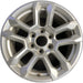 18" SIERRA 1500 PICKUP 23-24 18x8.5, 10 spoke, silver Original OEM Wheel Rim - Front View