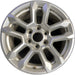 18" SIERRA 1500 PICKUP 23-24 18x8.5, 10 spoke, silver Original OEM Wheel Rim - Front View