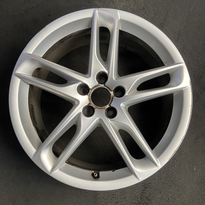 19" AUDI Q5 13-16 19x8, 5 spoke, slotted spoke Original OEM Wheel Rim - Additional View