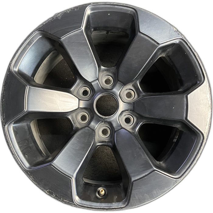 18" DODGE 1500 PICKUP 20-21 , 18x8 , , 6 spoke, opt WBS Original OEM Wheel Rim - Front View