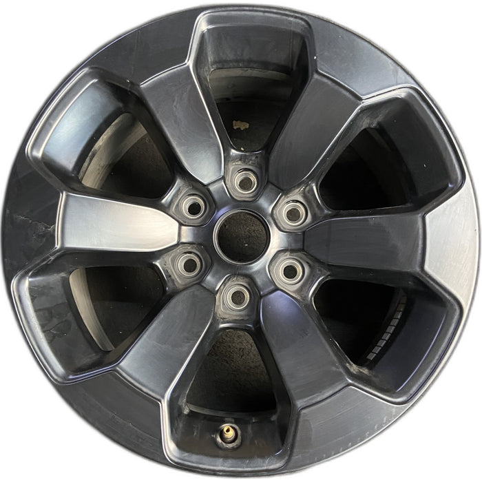 18" DODGE 1500 PICKUP 20-21 , 18x8 , , 6 spoke, opt WBS Original OEM Wheel Rim - Front View
