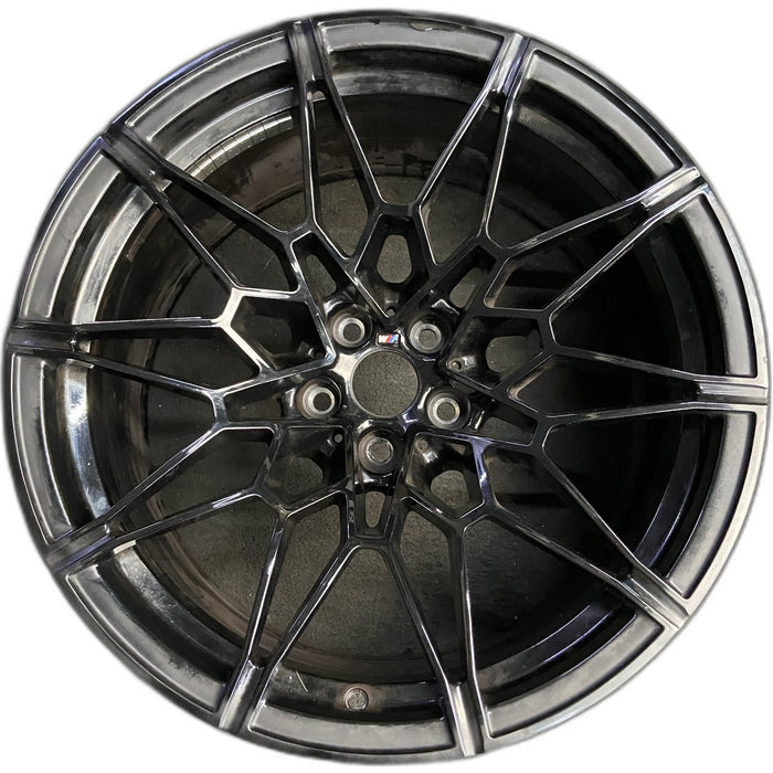 20" BMW M3 21-25 20x10.5, 10 V spoke, w/o machined face Original OEM Wheel Rim - Front View