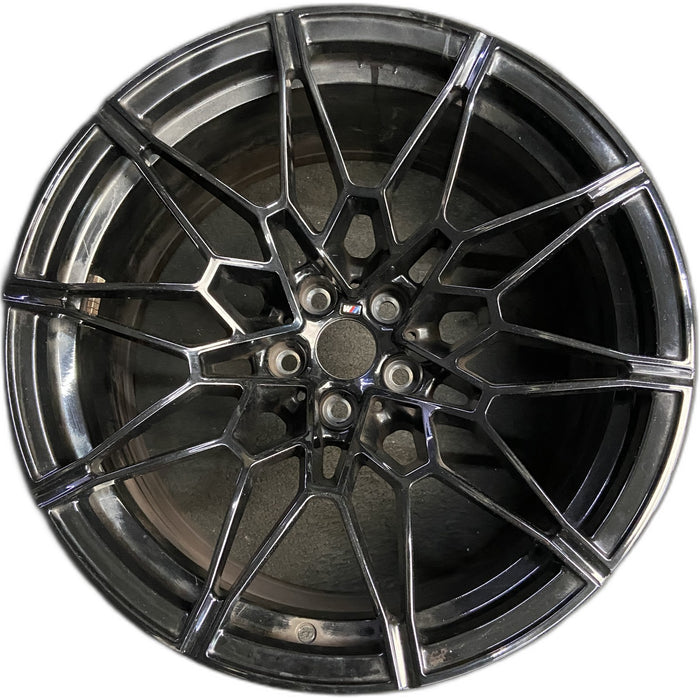 20" BMW M3 21-25 20x10.5, 10 V spoke, w/o machined face Original OEM Wheel Rim - Front View