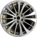 18" LACROSSE 17 18x8 , machined finish Original OEM Wheel Rim - Front View