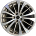 18" LACROSSE 17 18x8 , machined finish Original OEM Wheel Rim - Front View