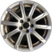 17" AUDI A3 09-13 17x7.5 , 10 spoke, straight spokes Original OEM Wheel Rim - Front View