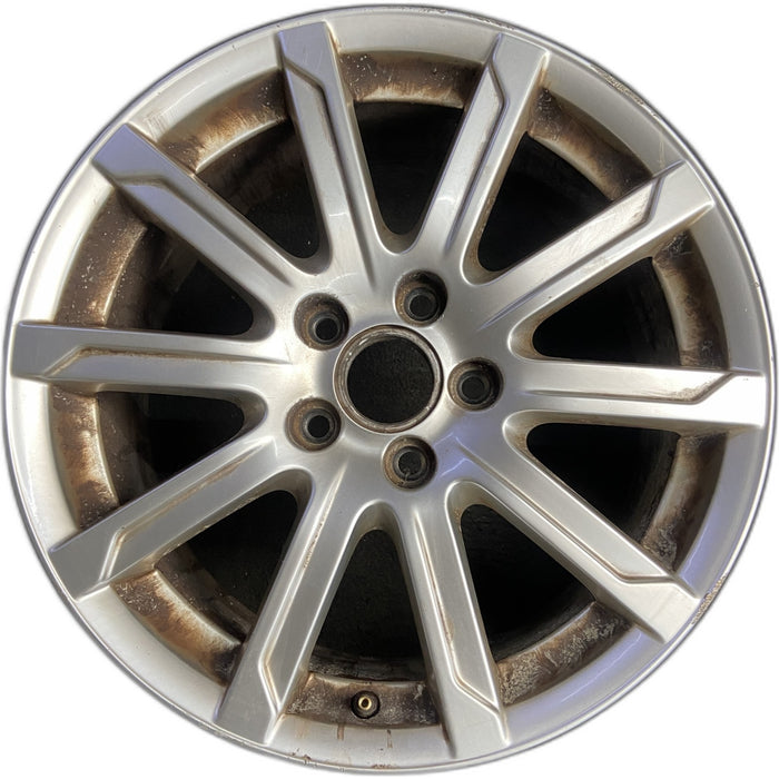 17" AUDI A3 09-13 17x7.5 , 10 spoke, straight spokes Original OEM Wheel Rim - Front View