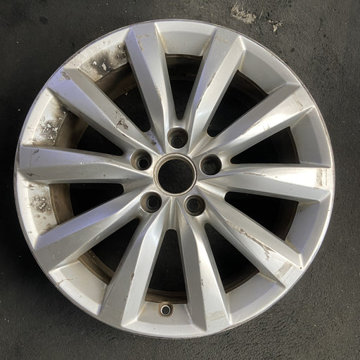 17" TIGUAN 09-11 17x7, 10 spoke, w/o raised edge Original OEM Wheel Rim - Additional View