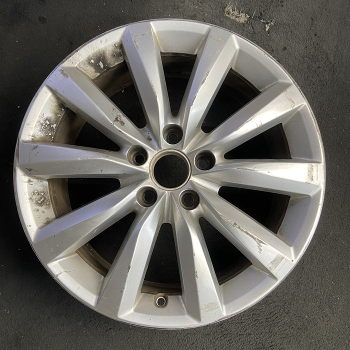 17" TIGUAN 09-11 17x7, 10 spoke, w/o raised edge Original OEM Wheel Rim - Additional View