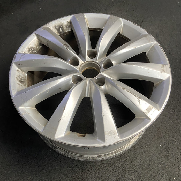 17" TIGUAN 09-11 17x7, 10 spoke, w/o raised edge Original OEM Wheel Rim - View 7