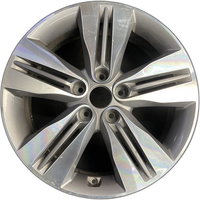 18" TUCSON 14-15 18x6.5 , w/o Original OEM Wheel Rim - Front View